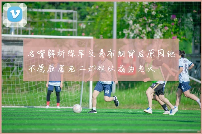名嘴解析绿军交易布朗背后原因他不愿屈居老二却难以成为老大